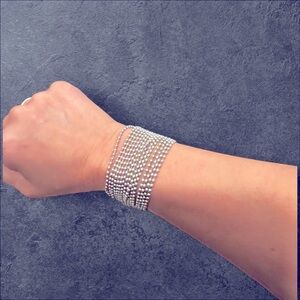 Stainless steel bead chain bracelet